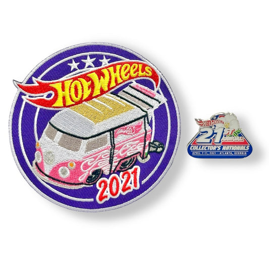 Patch Hot Wheels 2021 21st Collectors Nationals Kool Kombi + Pin