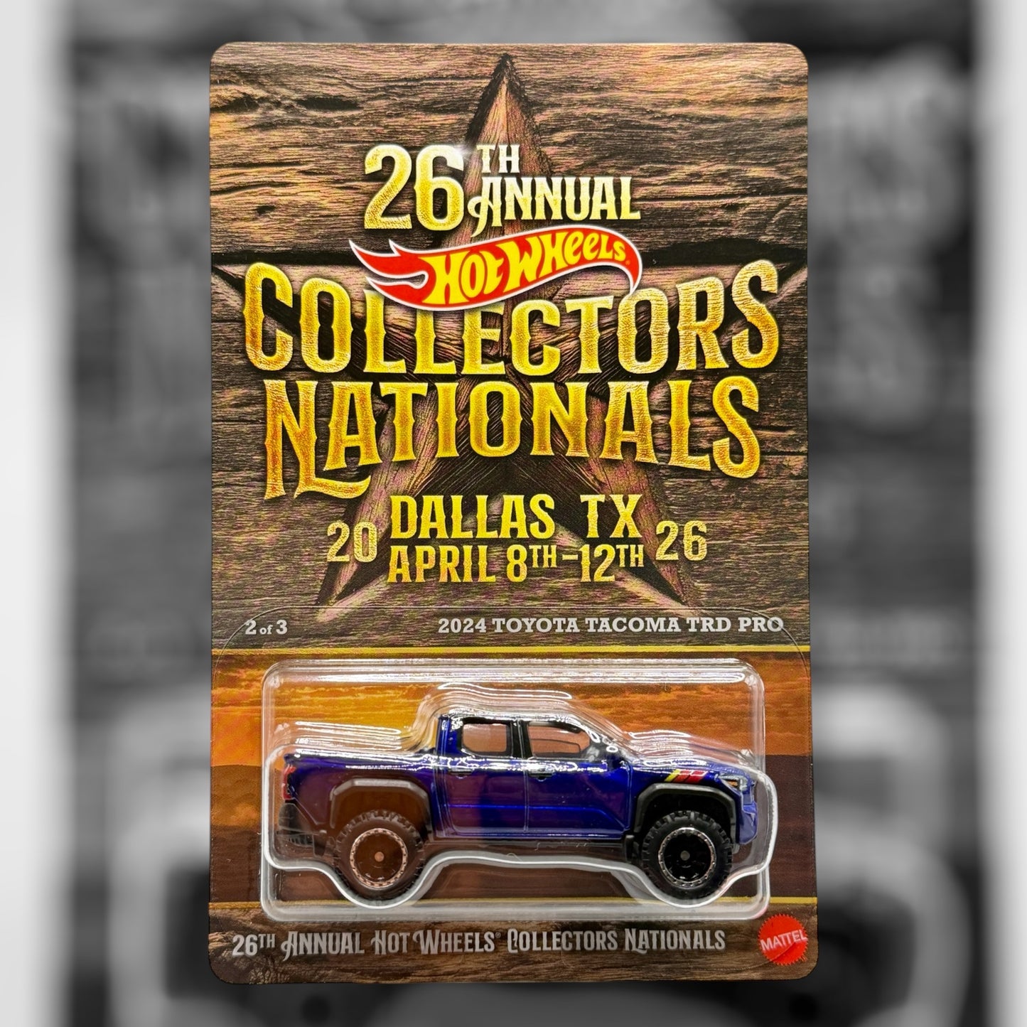 Hot Wheels Dallas Nationals Convention 2024 Toyota Tacoma TRD PRO